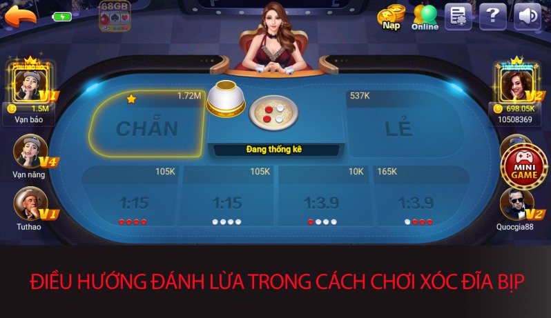 Cách chơi xóc đĩa bịp - Những chia sẻ về bí quyết 2 Điều hướng đánh lừa là thủ thuật trong xóc đĩa bịp