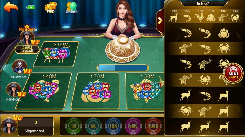 Game bầu cua đổi thưởng 68gamebai – Cơ hội săn quà hấp dẫn 3 Nắm rõ tỷ lệ xuất hiện các linh vật để giành chiến thắng