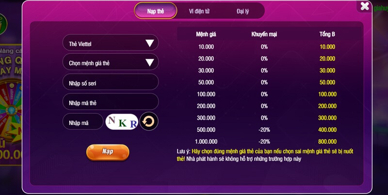 Hướng dẫn cách nạp tiền tại nhà cái bay247 vip