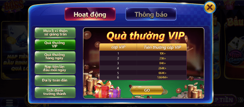 Boss Fun - Cổng game cá cược hấp dẫn, kịch tính nhất 2024 7 Điểm qua những khuyến mãi người chơi sẽ nhận được tại Boss Fun