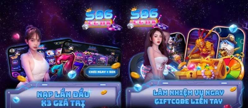 Điểm qua những trò chơi thú vị đang có tại cổng game S86 Club