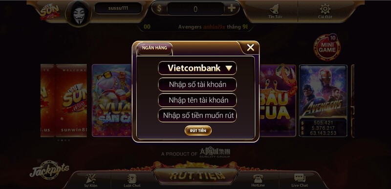 Sumwin88 - Cổng game cá cược đỉnh cao nhất hiện tại 6 Hướng dẫn các bước rút tiền tại sumwin88