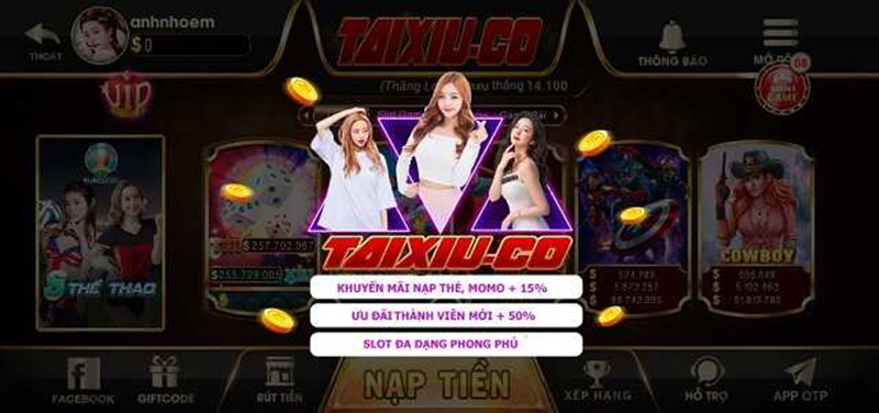 Tổng hợp các khuyến mãi HOT của Taixiu co