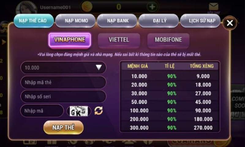 88xeng com - Cổng game quốc nội hoạt động uy tín an toàn 2024 4 Cách nạp tiền vào cổng game