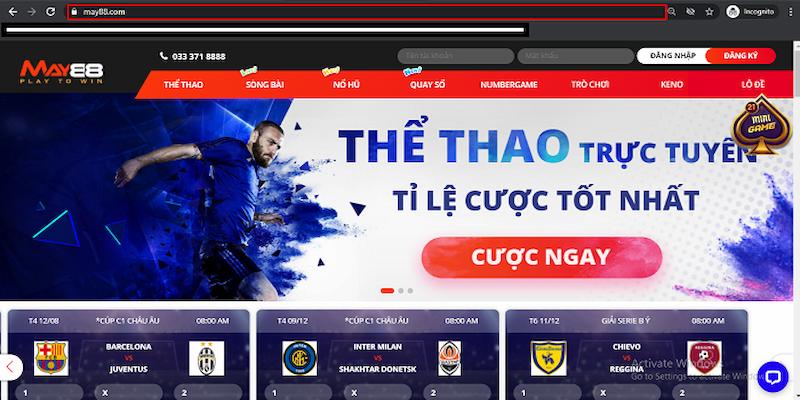 Cá cược thể thao chất lượng tại May88win