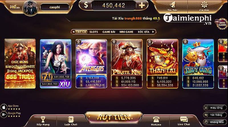 Vin Win - Cổng Game Đổi Thưởng Cực Uy Tín 2 Cổng game có các thể loại trò chơi nào?