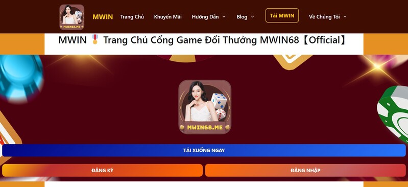 Tổng quan về cổng game Mwin 