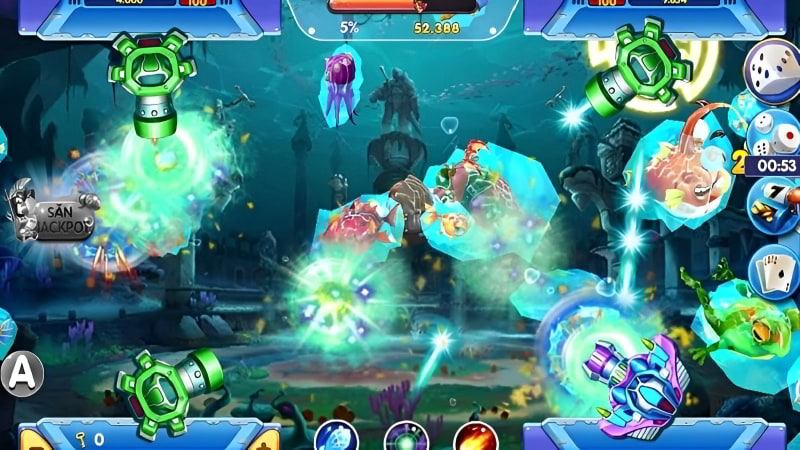 Bắn cá 365 - Game bắn cá siêu hấp dẫn nhất thị trường 4 Tăng đạn hợp lý đúng lúc