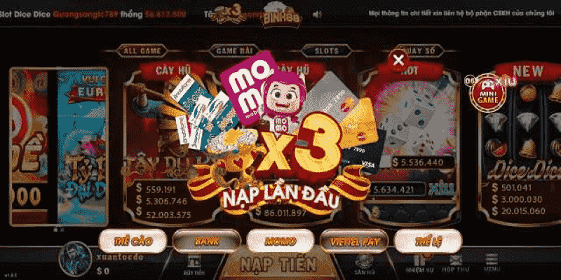 Các khuyến mãi hấp dẫn tại cổng game