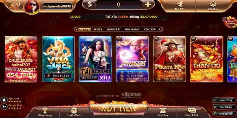 Một số trò chơi tại May club