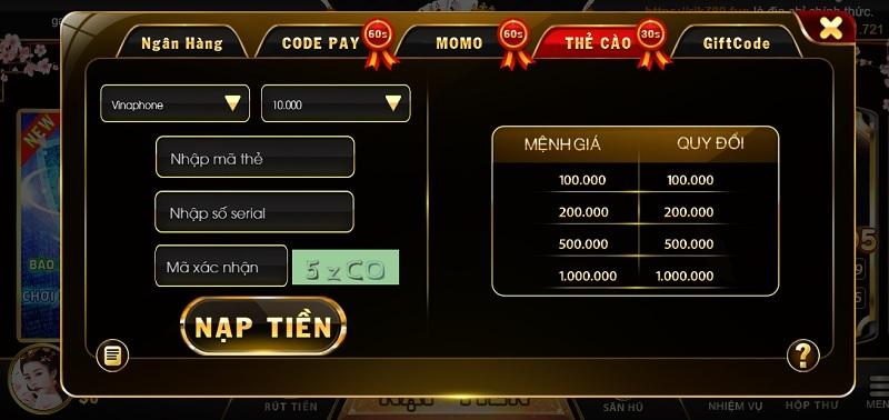 Thông Tin Về Cổng Game Cá Cược Rik789 Hay Nhất Hiện Nay 7 Giao dịch nạp tiền nhanh chóng tại cổng game Rik789