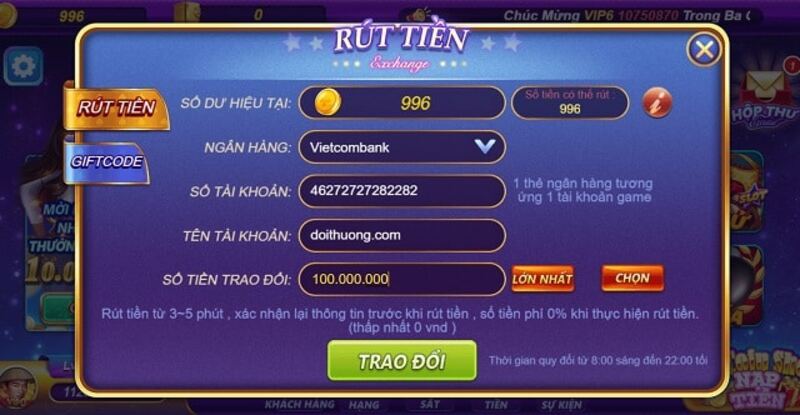 V99 - Khám phá những ưu điểm của cổng game hot nhất 2024 5 Hướng dẫn các bước rút tiền