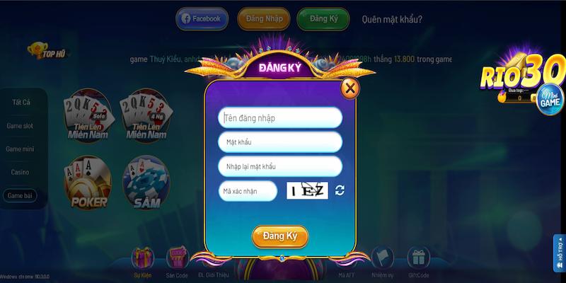 Hướng dẫn đăng ký Rio66 siêu nhanh