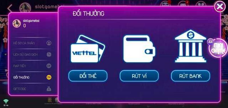 Hướng dẫn các bước rút tiền tại Boa club