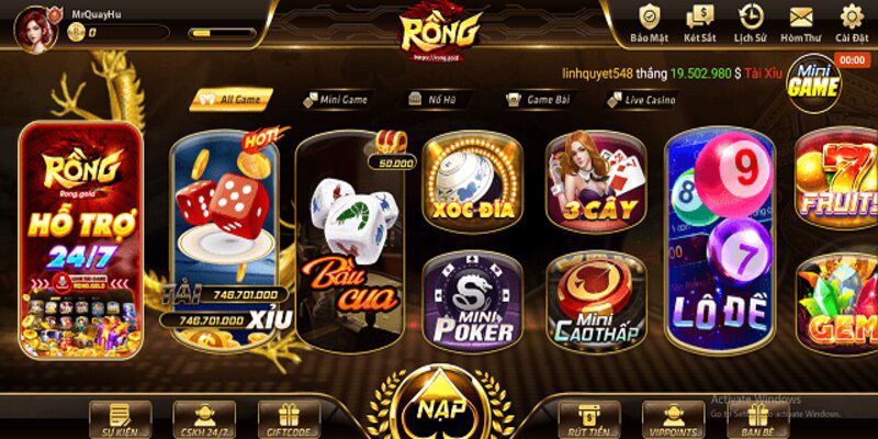 Rong Gold - Lựa chọn hàng đầu của cộng đồng cược thủ thế giới 2 Game bài đổi thưởng siêu hấp dẫn tại cổng game Rong Gold