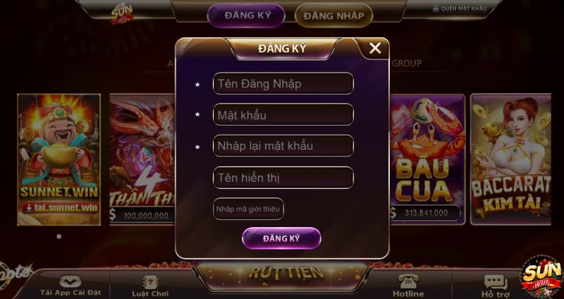 Sunnet win - Cổng game uy tín và chất lượng nhất năm 2024 4 Hướng dẫn đăng ký sunnet win hiệu quả dành cho người mới