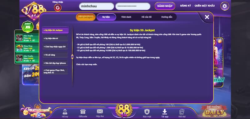 V88 vin - Sân chơi đổi thưởng trực tuyến hàng đầu Việt nam 5 Các nhiệm vụ lĩnh thưởng cực hot của V88 vin