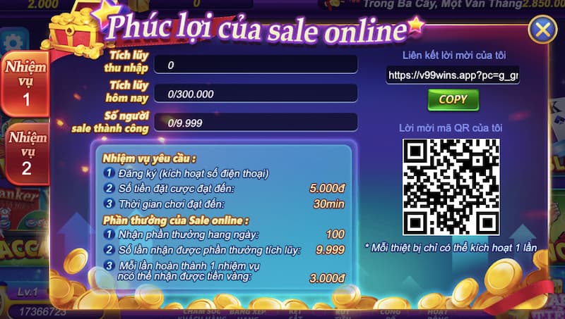 V99 Win - Sân chơi đổi thưởng hot nhất năm 2024 6 Nhiệm vụ lĩnh thưởng tại V99 win