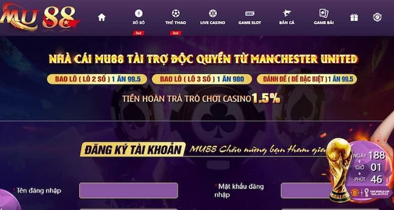 Mu88 - Cổng game đổi thưởng online uy tín minh bạch 3 Hướng dẫn đăng ký Mu88
