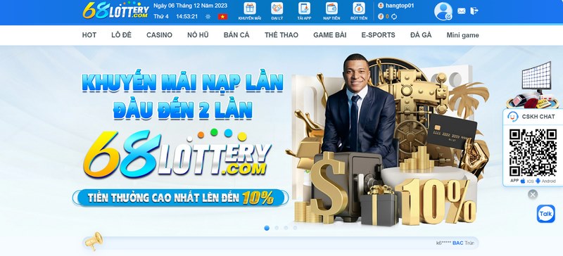 Nhà cái FB68 - Sân chơi uy tín số 1 thị trường Châu Á 1 Thông tin nhà cái 68Lottery cho người mới