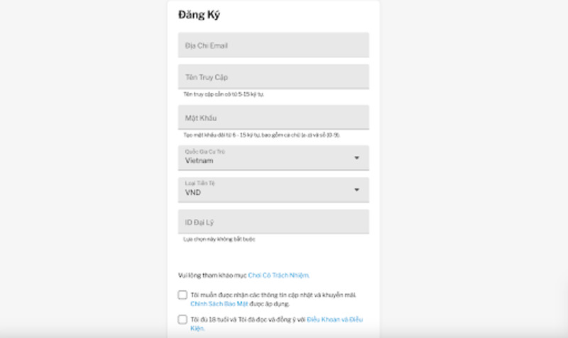 188BET - Sân chơi cá cược đỉnh cao với nhiều ưu điểm 4 Hướng dẫn đăng ký 188BET trong 1 phút