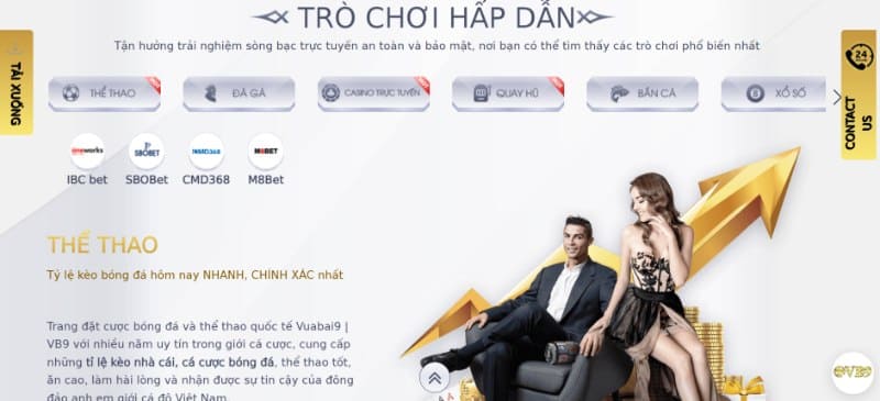 Vuabai9 - Nhà cái uy tín, kết quả công bằng, minh bạch 2 Đa dạng trò chơi để lựa chọn